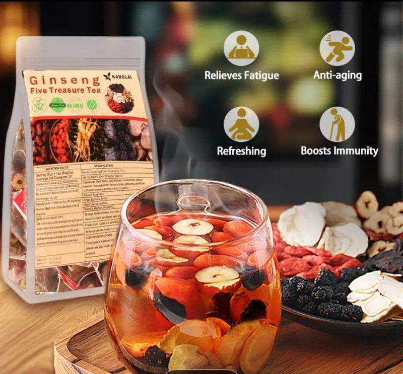 Authentic Ginseng Six Treasure Tea (75 Sachets) FREE SHIPPING gallery