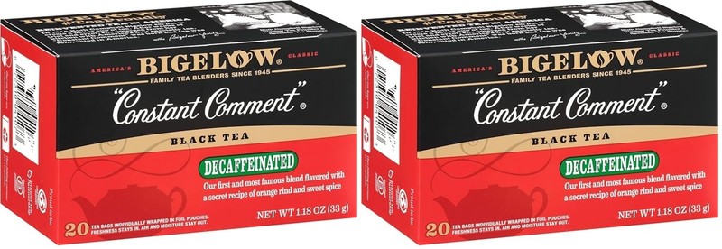 Bigelow Decaffeinated Constant Comment Black Tea Bags, 20 Count Box Pack of 1... gallery