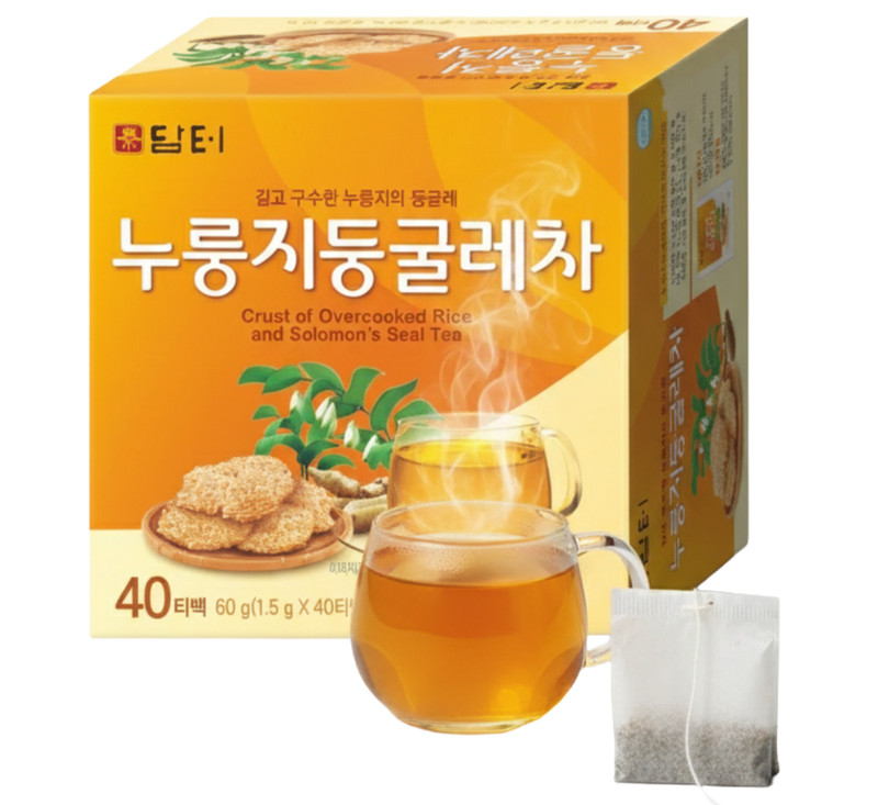 Damtuh Korean Roasted Rice & Solomon’s Seal Tea 누룽지 둥굴래차 Traditional Herbal Tea