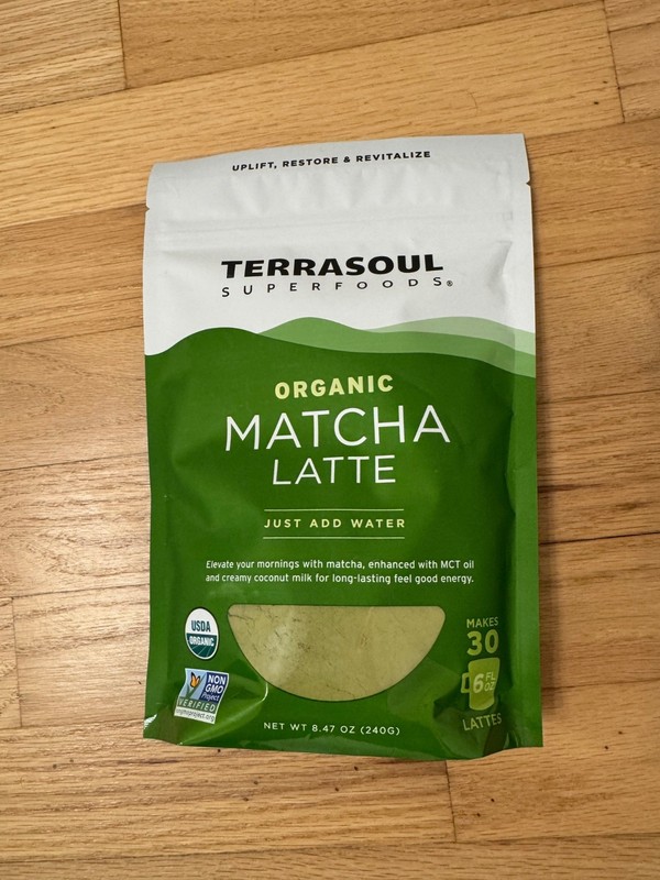 Terrasoul Superfoods Organic Matcha Latte – Premium Grade, Vegan & Dairy-Free –