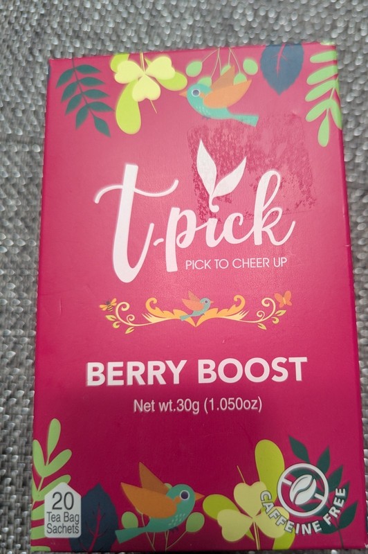 t-PICK Green Tea RASPBERRY Ceylon Tea 20 Bags Per Box