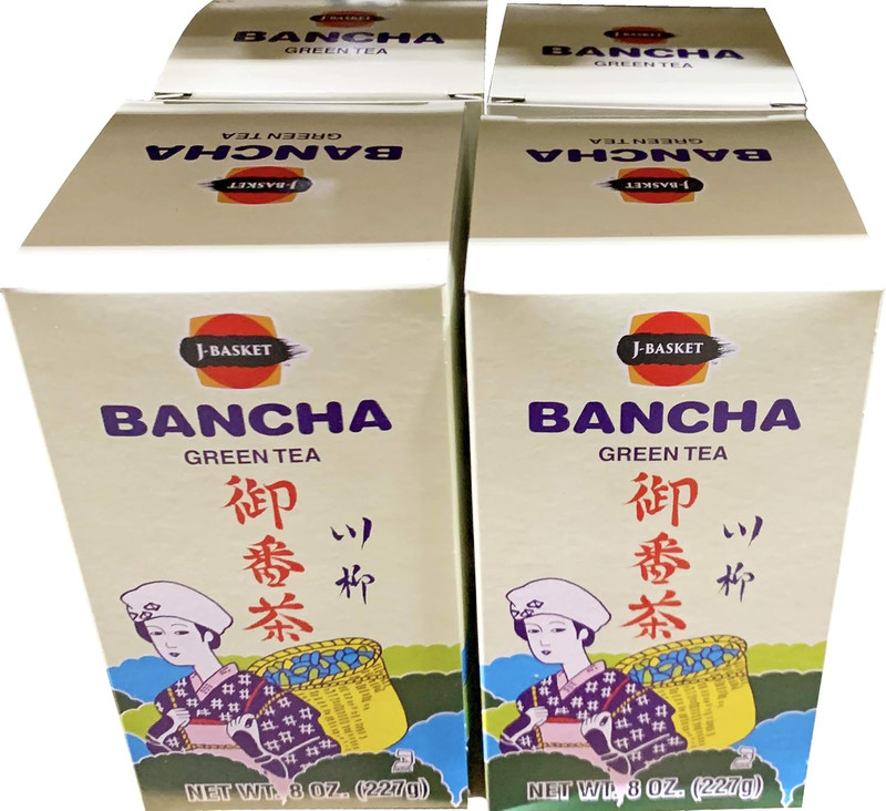 Ban Cha Green Tea, 8-Ounce Boxes (Pack of 4)