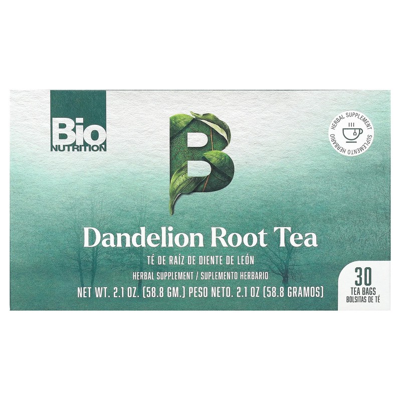 Dandelion Root Tea, Caffeine Free, 30 Tea Bags, 2.1 oz (58.8 g)