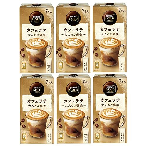 Nestle Adult Reward Latte 7 Sticks x 6 Boxes Powder from Japan 8384