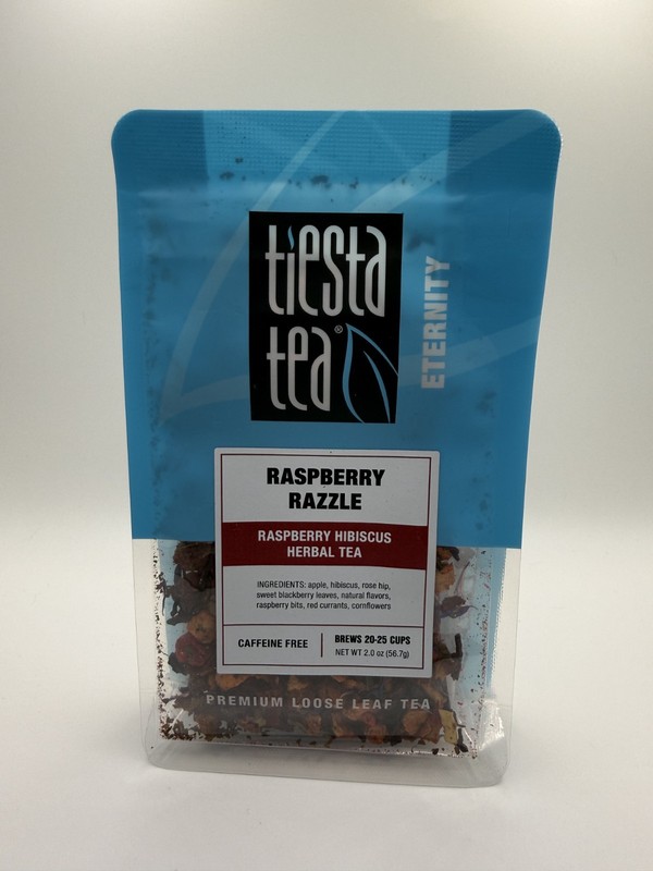 Tiesta Tea Eternity Raspberry Razzle Hibiscus Herbal 20-25 Cups - Brand New