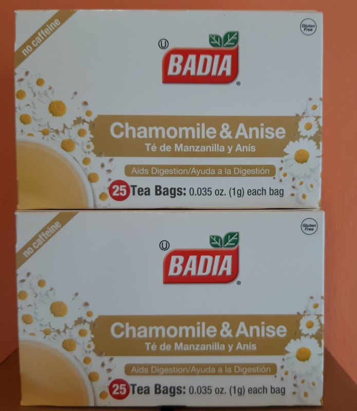 Badia Chamomile & Anise Tea – 25 Tea Bags