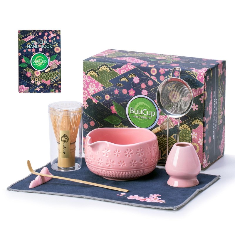 Matcha Whisk Set, Ceramic Matcha Kit Set Includes Matcha Bowl, Matcha Whisk a…