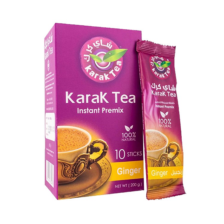 Karak Instant Tea with Ginger – 10 Packs – net wt (200g )