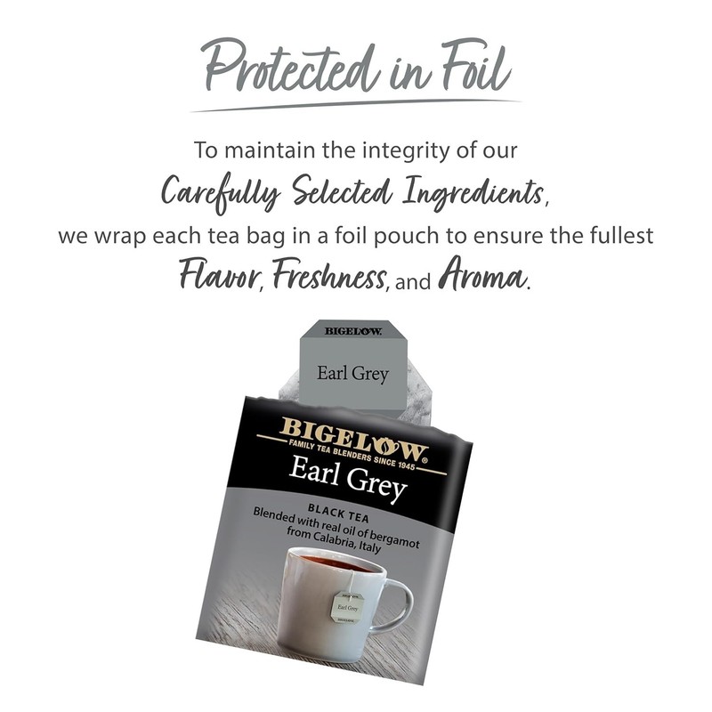 120 Count Bigelow Earl Grey Tea Bags – Luxurious Kosher Blend with Bergamot Oil gallery
