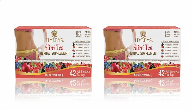 (2-PACK BUNDLE) Hyleys Slim Tea 42 Ct Assorted -Weight Loss Herbal (84 TEA BAGS)