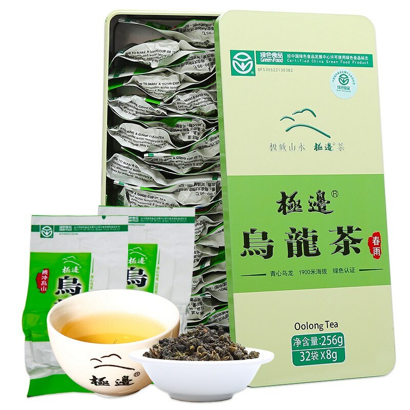 YUNNAN Jibian High Mountain Tea “Spring Rain” Fresh Taiwan Oolong Tea 256g Box