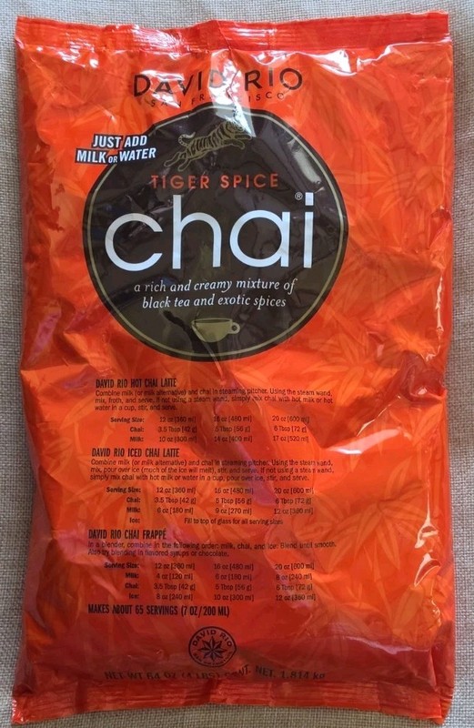 David Rio Food Service Bag Tiger Spice Chai, 4 lb (1.8 kg)