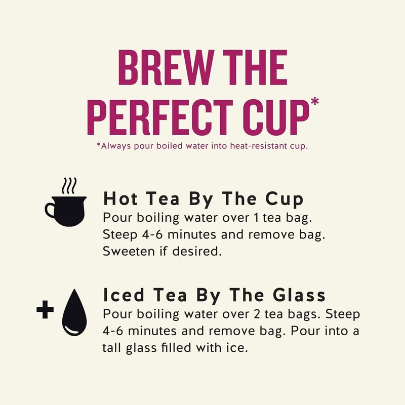 Delicious Raspberry Zinger Herbal Tea - 20 Tea Bags, Naturally Caffeine Free gallery