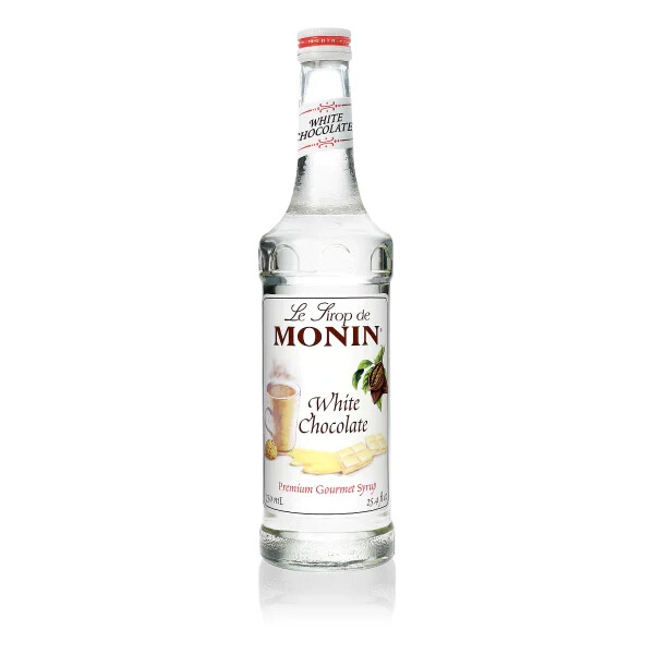 Monin White Chocolate Syrup (750mL), H-Chocolate, White