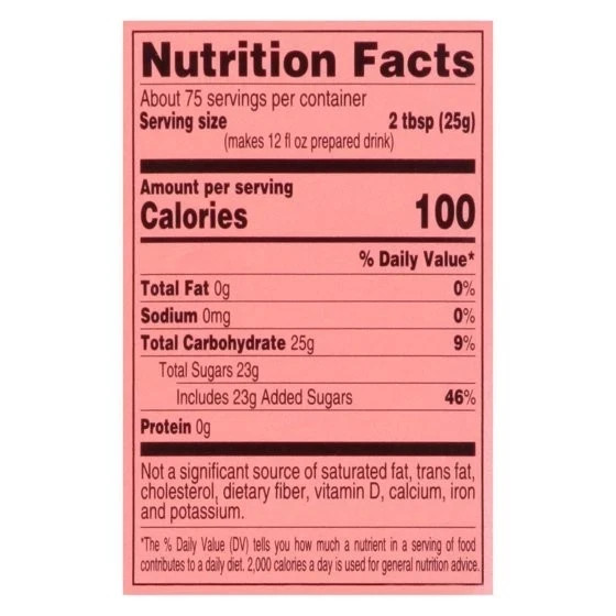 4C Natural Peach, Lemon Raspberry Iced Tea Mix, 66.1 oz😋Choose your flavor gallery