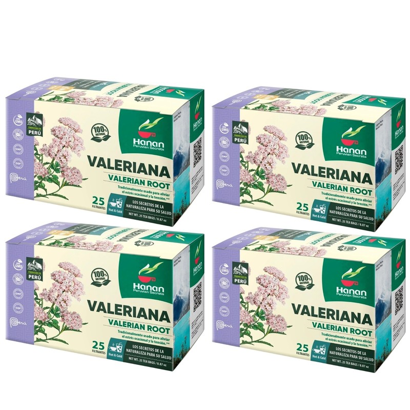 Valerian Root Tea for Better Sleep – 100% Pure Te de Valeriana Herbal Tea -Peru