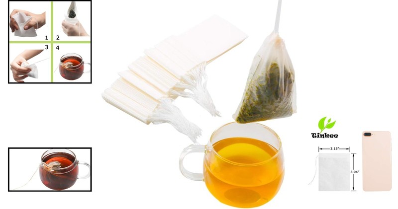High Quality Biodegradable Tea Infuser Bags for Loose Leaf Tea gallery