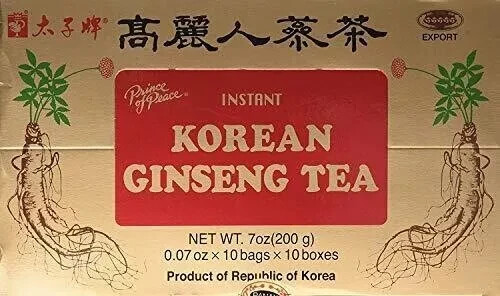 Prince Of Peace Instant Korean Panax Ginseng Tea – 100 Count