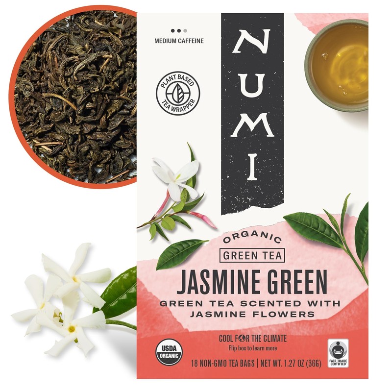 Tea Jasmine Green Tea – Medium Caffeine – 18 Bags