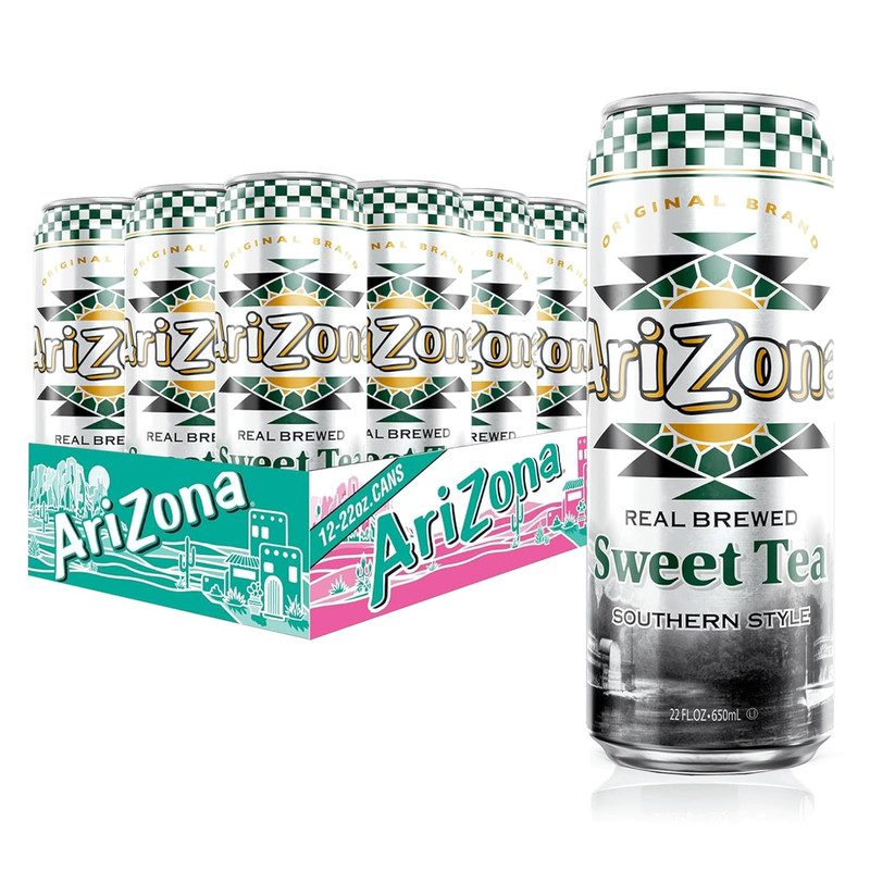 Sweet Tea – Big Can, 22 Fl Oz (Pack of 12)