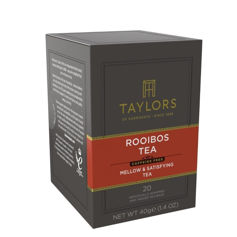 Ethically Sourced Rooibos Tea Bags, 20 Count - Herbal Bliss, Hot or Iced gallery