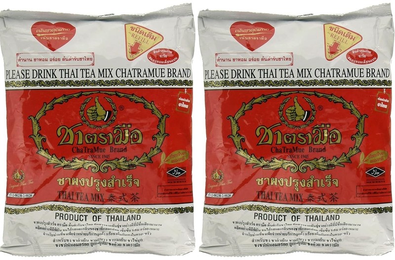 Number-One ChaTraMue Thai Iced Tea Mix 400g Bag, Pack of 2 gallery
