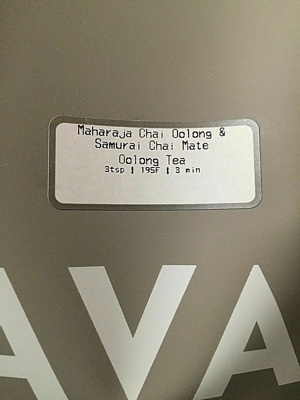 🌈🍊☕ NEW! SEALED TEAVANA 2 OZ MAHARAJA CHAI OOLONG & SAMURAI CHAI MATE TEA!🌈🍊