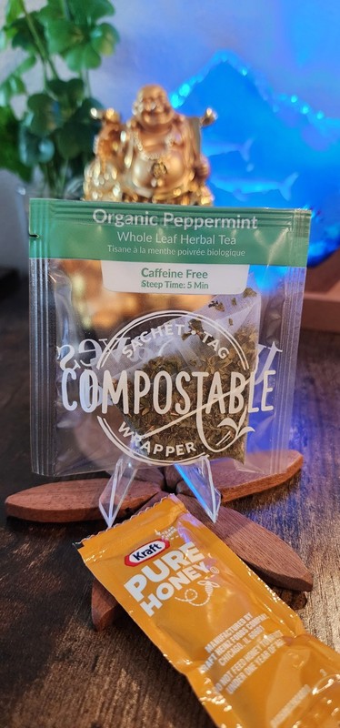 Two Leaves Organic Tea Sampler Pack 8 Flavors + 8 Honey Singles Variety Set gallery