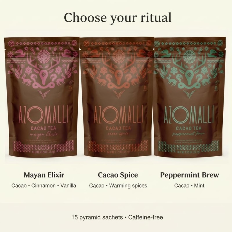 Peppermint Brew Cacao Shell Tea, Organic Cacao & Peppermint Herbal Blend, 15 ... gallery