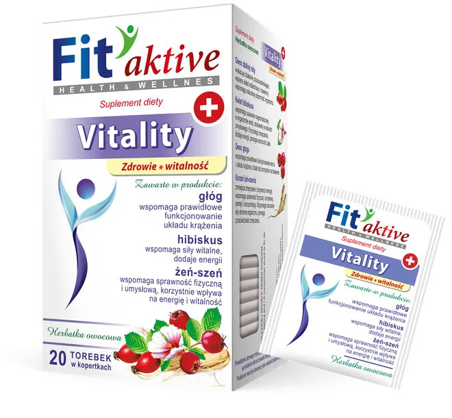 MALWA Fit Aktive VITALITY tea Functional 20 envelopes – 3 Variants