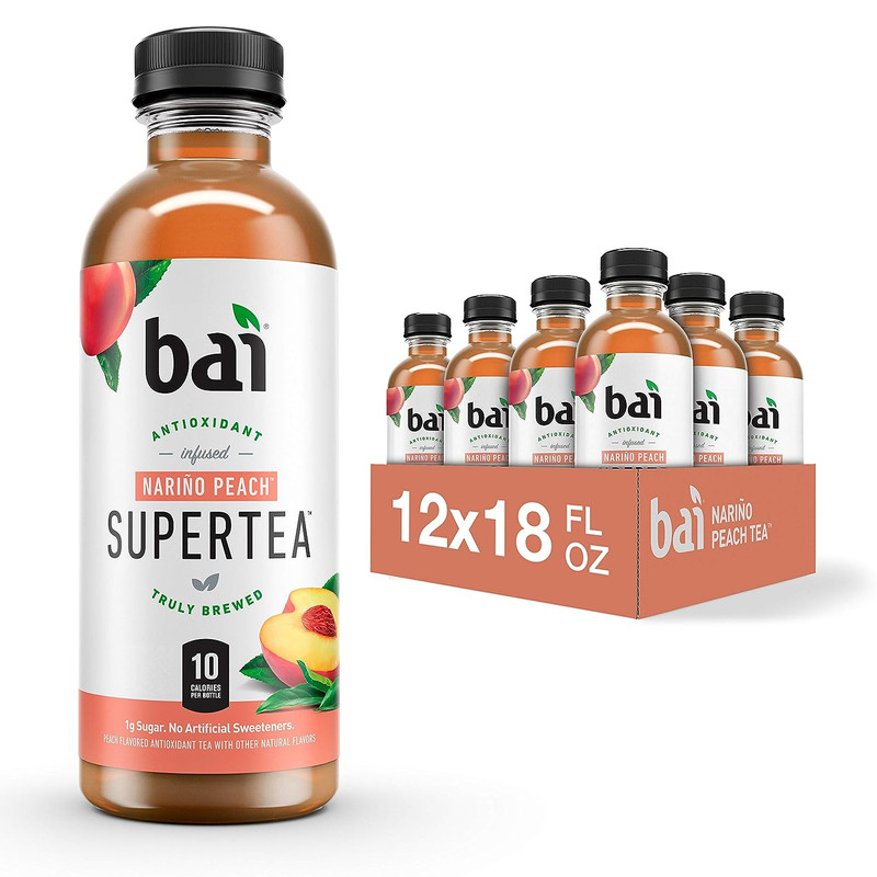 Iced Tea, Narino Peach, Antioxidant Infused Supertea, Crafted with Real Tea (Bla