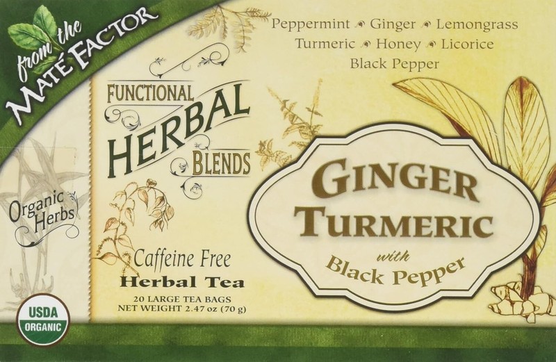 Mate Factor Functional Herbal Blends - Ginger Turmeric with Black Pepper gallery