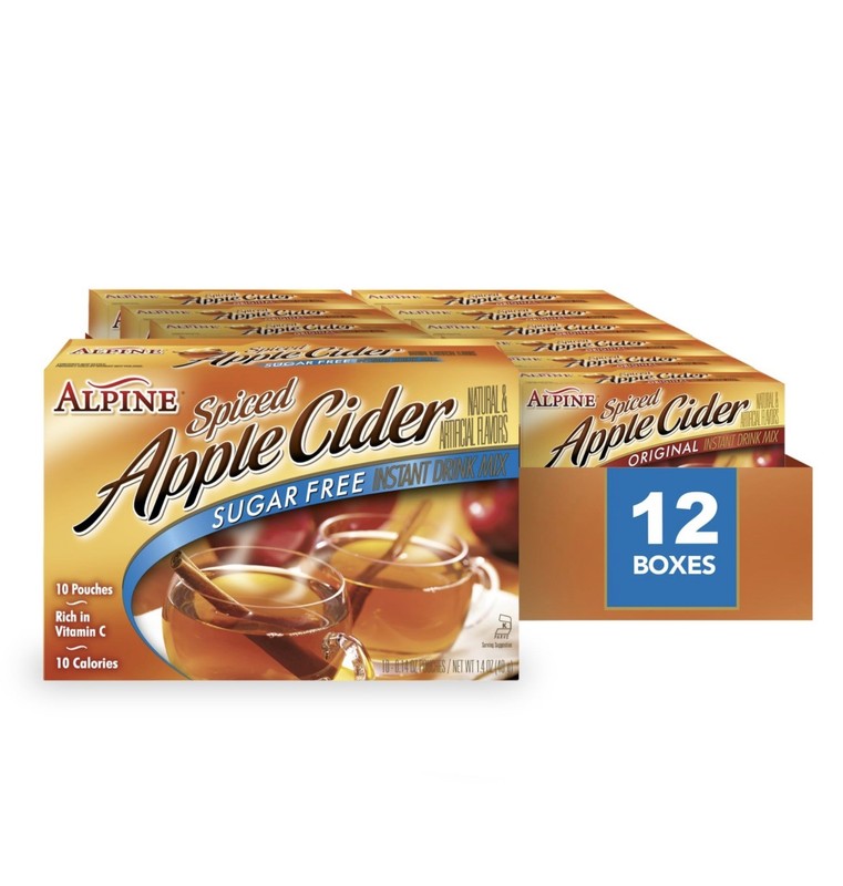 Alpine Apple Cider SUGAR FREE, 1.4 oz – Case of 12 (SHIPS SAME DAY)