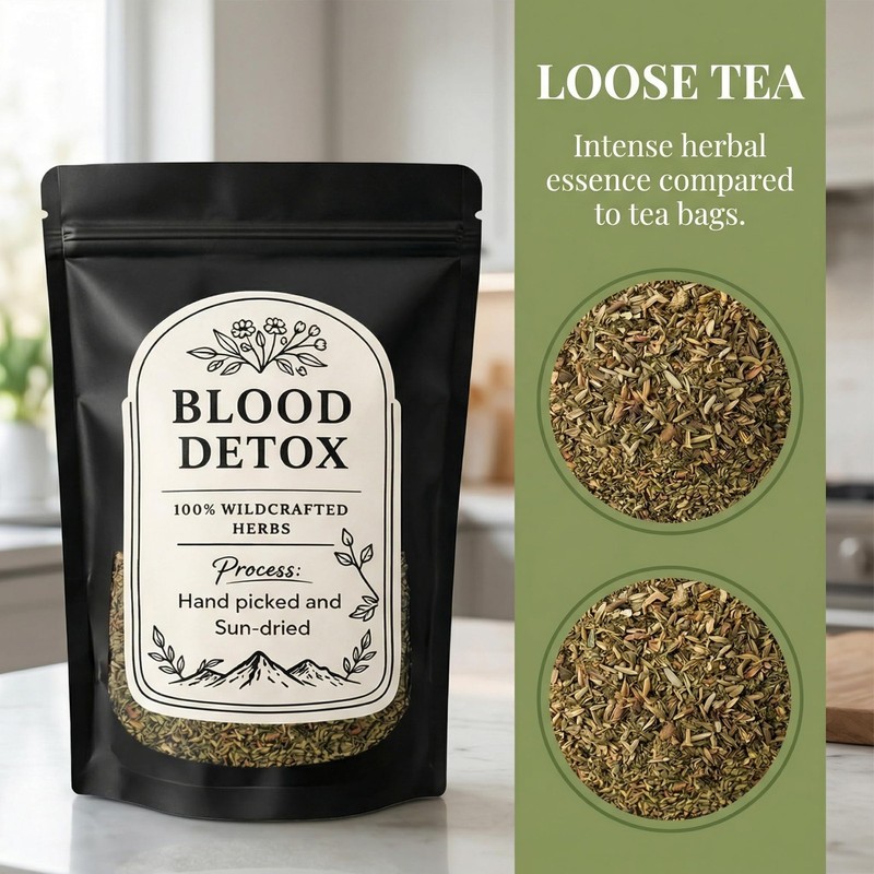 blood detox tea Jamalca, with Lotus Flower Flagweed, Cinnamon, Yushu and More... gallery