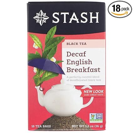 Stash Tea Decaf Tea English Breakfast 18 Bag
