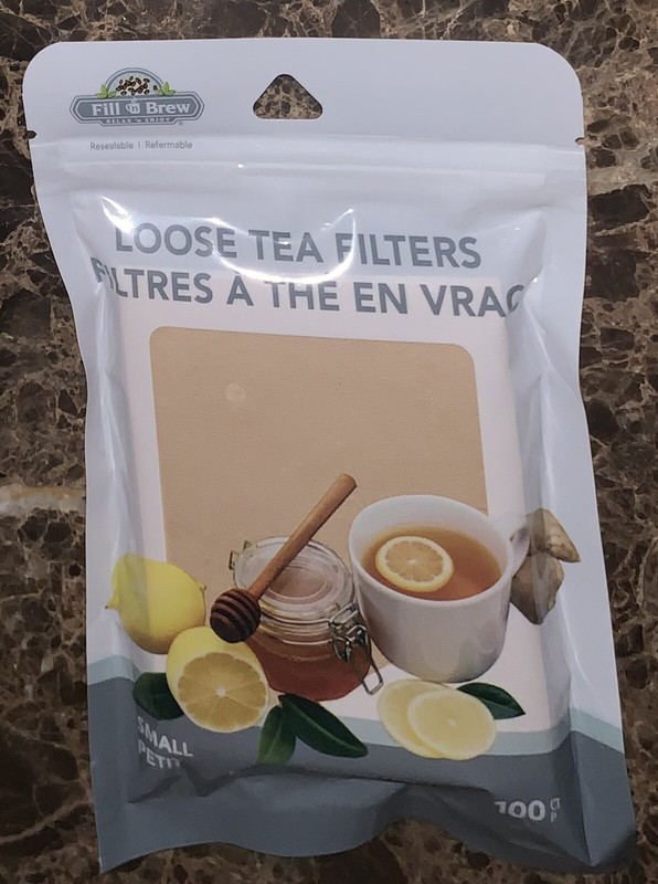 Fill n Brew Loose Tea Filters Unbleached Chlorine Free 100 Pack Small 1 Cup NEW