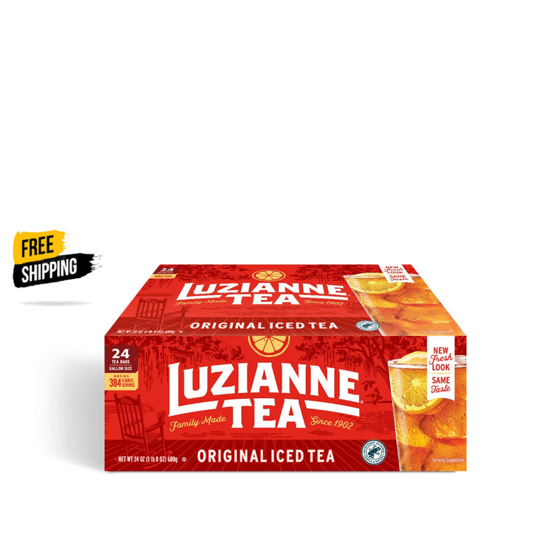 Luzianne Black Iced Gallon Tea Bags, 24 Count