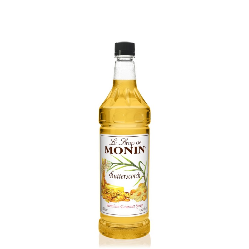 Monin Butterscotch Syrup – Bottle (1L), H-Butterscotch, 1.0L