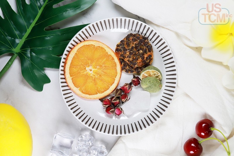 Mixed Fruit Flower Tea || Lime-PassionFruit-Tangerine-RoseBud 3 Packs