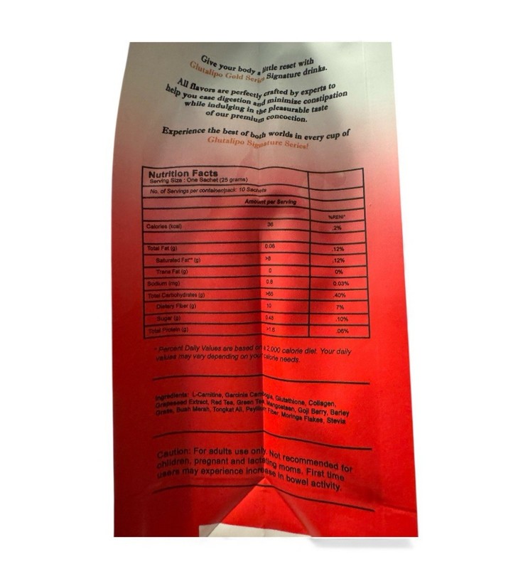 Gluta Lipo Red Iced Tea (10sachet) gallery