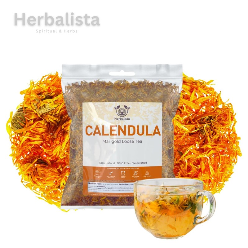 Premium Dried Calendula Flower Petals Tea 4 oz | 114g | Wild Harvested Marig... gallery