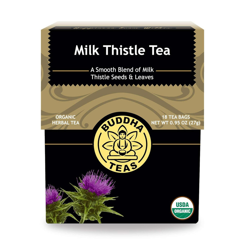 - Organic Milk Thistle Tea - Herbal Tea - Single Ingredient - Mild, Earthy, Nutt