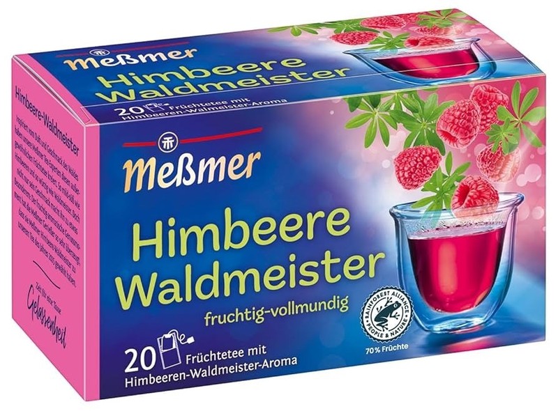 MESSMER tea Raspberry & Woodruff 1 box/ 20 tea bags Made in Germany FREE SHIP