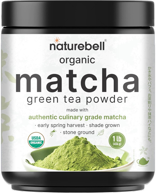 Organic Matcha Green Tea Powder, 1 Pound | Unsweetened 1 (Pack of 1)