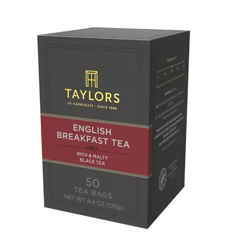 Rich & Inviting English Breakfast Tea - 50 Pillow Bags for Hot or Iced Enjoyment gallery