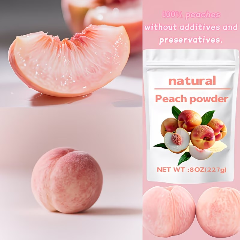 Peach Powder Suitable Baking Drinks Excellent Taste Without Sugar And Additives gallery