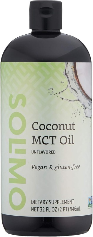 Amazon Brand - Solimo MCT Liquid Coconut Oil, 32 fl oz (Pack of 1)