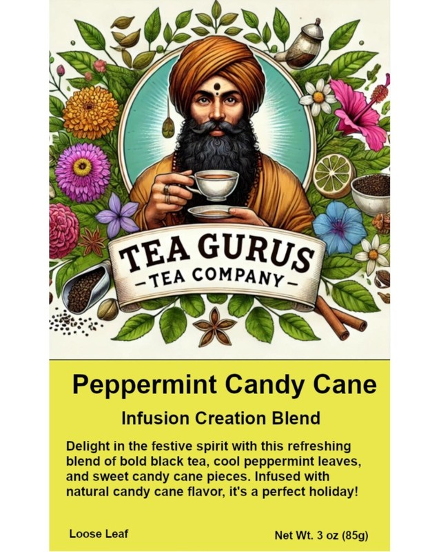 Peppermint Candy Cane Tea Blend gallery