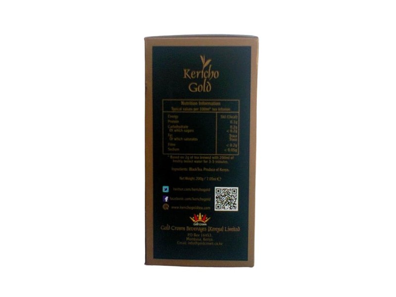 KENYA KERICHO 100 UNIT ROUND TEA BAGS (PACK OF 1) gallery