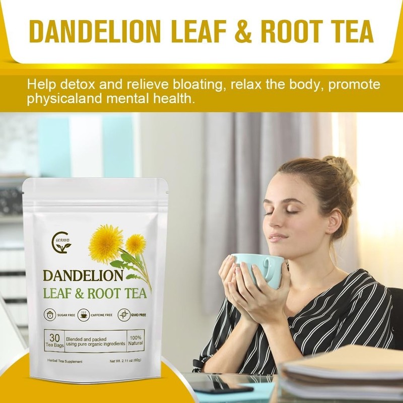 30 Count Organic Dandelion Tea - Supports Healthy Digestion & Kidney Function gallery